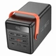 Павербанк HOCO J142 100000 mAh 22.5W 6USB/2Type-C Портативний зовнішній акумулятор Power Bank зі швидкою зарядкою 22.5W+PD20W та ліхтариком Black - зображення 4