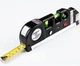 Лазерный нивелир Laser Level Pro 3 с линейкой рулеткой и пузырьковыми уровнями - изображение 4