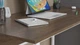 Компьютерный стол Коди Ferrum-decor Дуб трюфель 16 мм, металл белый, 100x60х75 см - изображение 2