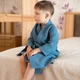 Дитячий халат унісекс довгий бавовняний Trendy Тot 03-01292 індіго 134 см (9 років) - зображення 3