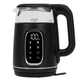 Скляний електричний чайник Adler AD 1305 LED 1.7л 2200Вт 40°C-100°C black silver - изображение 2