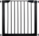 Bramka ochronna Springos czarna 75-82 cm (5907719407654) - obraz 1