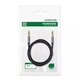 Аудиокабель UGREEN AV183 AUX 3.5mm to AUX 3.5mm 4-Pol 2m, Black-Gray - изображение 2