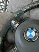 Руль из кованого карбона BMW M с зелеными акцентами и LED-экраном для серии F - изображение 2