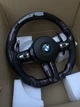 Руль из кованого карбону фіолетовий BMW M + Led екран F-Series F15 F16 F20 F21 F25 F26 F30 F31 F32 F34 F35 F36 - изображение 6