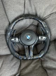 Кермо з кованого карбону синій BMW M + Led екран F-Series F15 F16 F20 F21 F25 F26 F30 F31 F32 F34 F35 F36 - зображення 8
