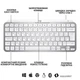 Клавиатура Logitech mx Keys Mini Minimalist Wireless Pale Grey (920-010499) - изображение 6