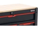 Шкаф-тележка для инструментов на 4 колесах с 12 ящиками, 113x 100x 48 см, 2 замка YATO (YT-09005) - изображение 7