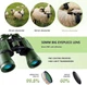 Бинокль 10х50 для охоты и туризма (Зеленый) - изображение 2