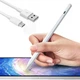 Универсальный стилус ручка для телефона и планшета с USB, Белый / Активный стилус для письма и рисования - изображение 1