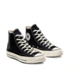Жіночі кеди Converse Chuck Taylor Vintage 70 HI Black/Egret 37,5 Чорний 162050C - изображение 4
