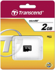 Karta pamięci Transcend MicroSD 2GB (TS2GUSDC) - obraz 2