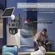 Уличная Wi-Fi камера TP18 с двумя объективами и солнечной панелью — 6 Мп, 350° PTZ, ночное видение, V380 Pro - изображение 7
