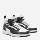 Дитячі демісезонні черевики для хлопчика Puma Rebound V6 Mid AC+ PS 39383201 27.5 (9.5UK) Чорні (4065454846679) - зображення 2