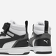 Дитячі демісезонні черевики для хлопчика Puma Rebound V6 Mid AC+ PS 39383201 31 (12UK) Чорні (4065454846723) - зображення 4
