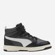Дитячі демісезонні черевики для хлопчика Puma Rebound V6 Mid AC+ PS 39383229 27.5 (9.5UK) Чорні (4069156712591) - зображення 3
