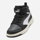 Дитячі демісезонні черевики для хлопчика Puma Rebound V6 Mid AC+ PS 39383229 29 (11UK) Чорні (4069156712607) - зображення 4