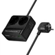 Мережевий подовжувач фільтр Hoco AC27 |2 метри, 1USB/2Type-C, 30W/3A, 2500W, 2 розетки| Black - зображення 3