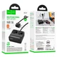 Мережевий подовжувач фільтр Hoco AC27 |2 метри, 1USB/2Type-C, 30W/3A, 2500W, 2 розетки| Black - зображення 5