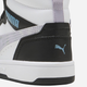 Trzewiki młodzieżowe chłopięce Puma Rebound V6 Mid Space Belle Jr 40276802 39 (6UK) Czarne (4069156700727) - obraz 4