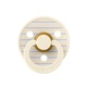Соска пустушка BIBS Studio Colour Latex Round (кругла) Pin – Ivory / Hush, 1й розмір 0-6місяців - зображення 4