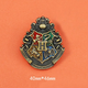 Значок Harry Potter пин на тематику Гарри Поттера с символикой школы волшебства и магии Хогвартс - изображение 4