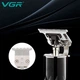 Акумуляторна машинка триммер для стрижки бороди та вусів з USB VGR V-170 Pro Чорний + Олія - изображение 6