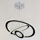 Люстра подвесная светодиодные кольца LED Light House SY-20263/3 CR D550*H1500 116W PULT DU хром - изображение 2