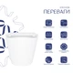 Унитаз подвесной Qtap Swan безободковый Ultra Quiet с сиденьем Soft-close QT16335179W - изображение 3