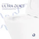 Унитаз подвесной Qtap Swan безободковый Ultra Quiet с сиденьем Soft-close QT16335179W - изображение 5