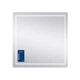 Зеркало Qtap Mideya 800x800 с LED-подсветкой Touch, с антизапотеванием, с часами, диммером, регулировка яркости QT2078NCF8080W - изображение 3