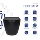 Унитаз подвесной Qtap Robin New Ultra Quiet с сиденьем с сиденьем Soft-Close MATT BLACK QT13332381АSMB - изображение 3