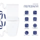 Унитаз напольный Qtap Dove Rimless безободковый с сиденьем Soft-close WHITE QT06228380BW - изображение 3