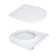 Унитаз напольный Qtap Dove Rimless безободковый с сиденьем Soft-close WHITE QT06228380BW - изображение 7