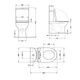 Унітаз підлоговий Qtap Virgo Ultra Quiet безобідковий з сидінням Soft-close WHITE QT18226092AW - зображення 2