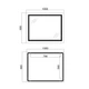 Зеркало Qtap Cardinal (CA1) 1000х800 с LED-подсветкой Touch, с антизапотеванием, с диммером, рег. темп. цвета (3000-6500K) QT0478C10080 - изображение 2