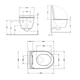 Унитаз подвесной Qtap Swan безободковый с сиденьем Soft-close QT16335178W - изображение 2