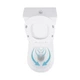 Унитаз-компакт Qtap Presto безободковый с сиденьем Soft-close QT24221217AW - изображение 6