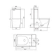 Унитаз напольный Qtap Tern Ultra Quiet безободковый с сиденьем Soft-Close QT17222175AUQ1W White - изображение 2