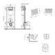 Готовое решение Qtap для ванной комнаты: подвесной унитаз Jay Ultra Quiet 520x360x320 + комплект инсталляции Nest 4 в 1 (круглая клавиша Satin) - изображение 2