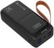 Powerbank Tracer Vouge-3 30000mAh Black (5907512872970) - obraz 3