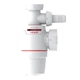 Сифон для раковини Neo Air 1¼"×Ø40мм з підведенням WIRQUIN (9541357) 4720610 - зображення 1