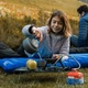 Коврик надувний двомісний Mobi Garden Taurus 90 мм NX20663005 grey 5006125 - зображення 2