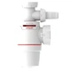 Сифон для кухонной мойки Neo Air 1½"×Ø40мм с подводом WIRQUIN (9542321) 4720612 - изображение 1