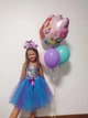 Детское платье и обруч русалка русалочка на девочку 8-9 лет (128-134 см) модель 3 - изображение 3