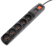 Мережевий фільтр Accura Premium Crown 1.5 м 5 розеток Black (ACC4015) - зображення 1