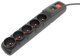 Listwa zasilająca Accura Premium Crown 5 m 5 gniazd Black (ACC4017) - obraz 2