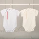 Боді з вишивкою для малюків унісекс Trendy Тot 303-00069 білий 68 см (6 мiс.) - зображення 5