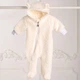 Дитячий комбінезон для немовлят з капюшоном плюш букле Trendy Tot 03-01412 молочний 62 см (3 мiс.) - изображение 1