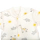 Чоловічок сліп для новонароджених немовлят Trendy Tot 301-00095 молочний + жовтий 56 см (1 мiс.) - зображення 2